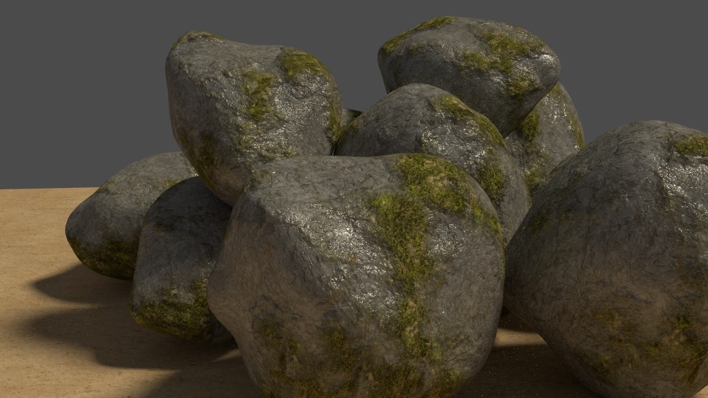 Mossy Rocks preview image 1